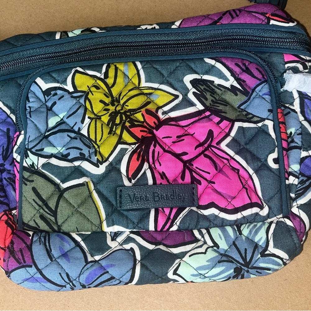 Vera Bradley Blue and Pink Floral Belt Bag